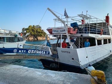 What is a day trip from Parga to Corfu Towen like?