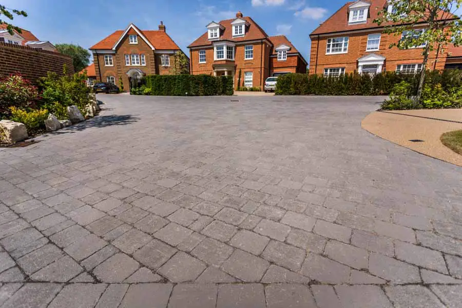 Pictures of Tobermore paving at Pinehurst Grove, Winchester