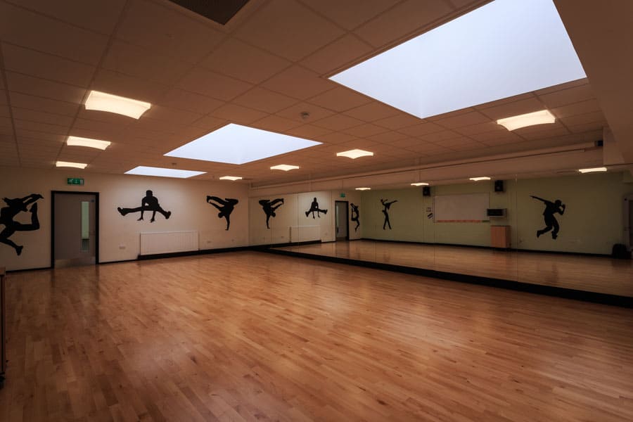 New dance studio at Trafalgar School in Portsmouth