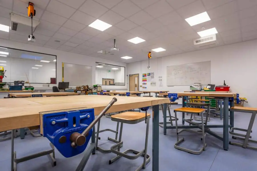 New design technology teaching space at Perins School