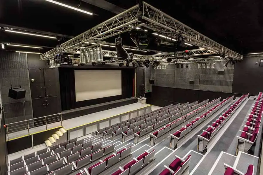 Refurbished lecture theatre at the University of Southampton