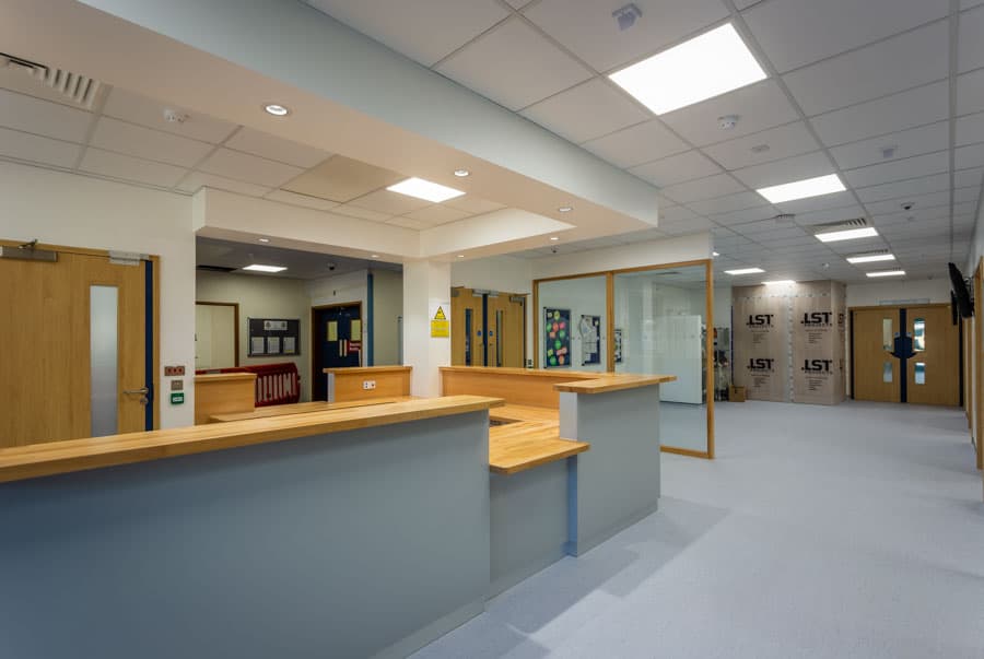 Royal Hampshire County Hospital Emergency Department Reception r