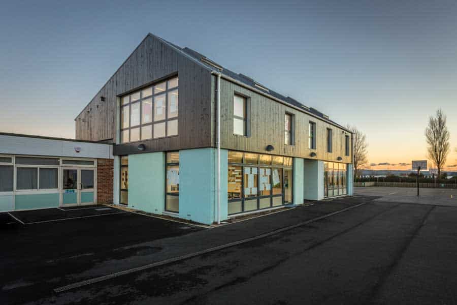 Hamworthy Park Junior School extension photographed for Kendall