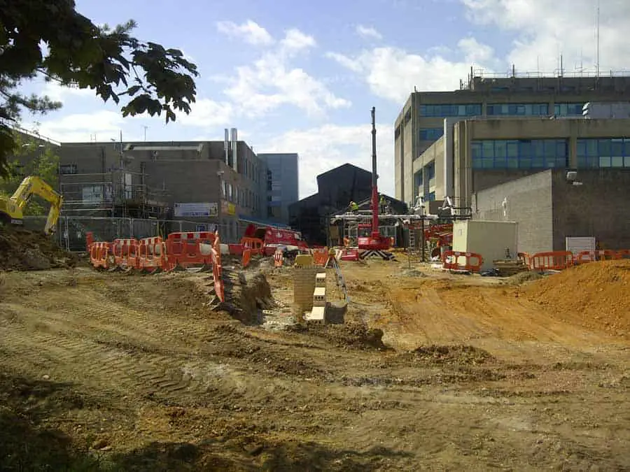 Major construction work at Bournemouth University