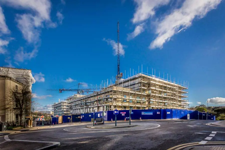 Major development in Bournemouth by construction photographer Ri