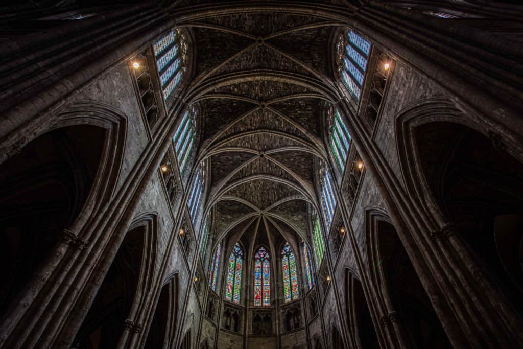Photo of the stunning interior of Bordeaux Cathedral by Rick McEvoy - the new edit